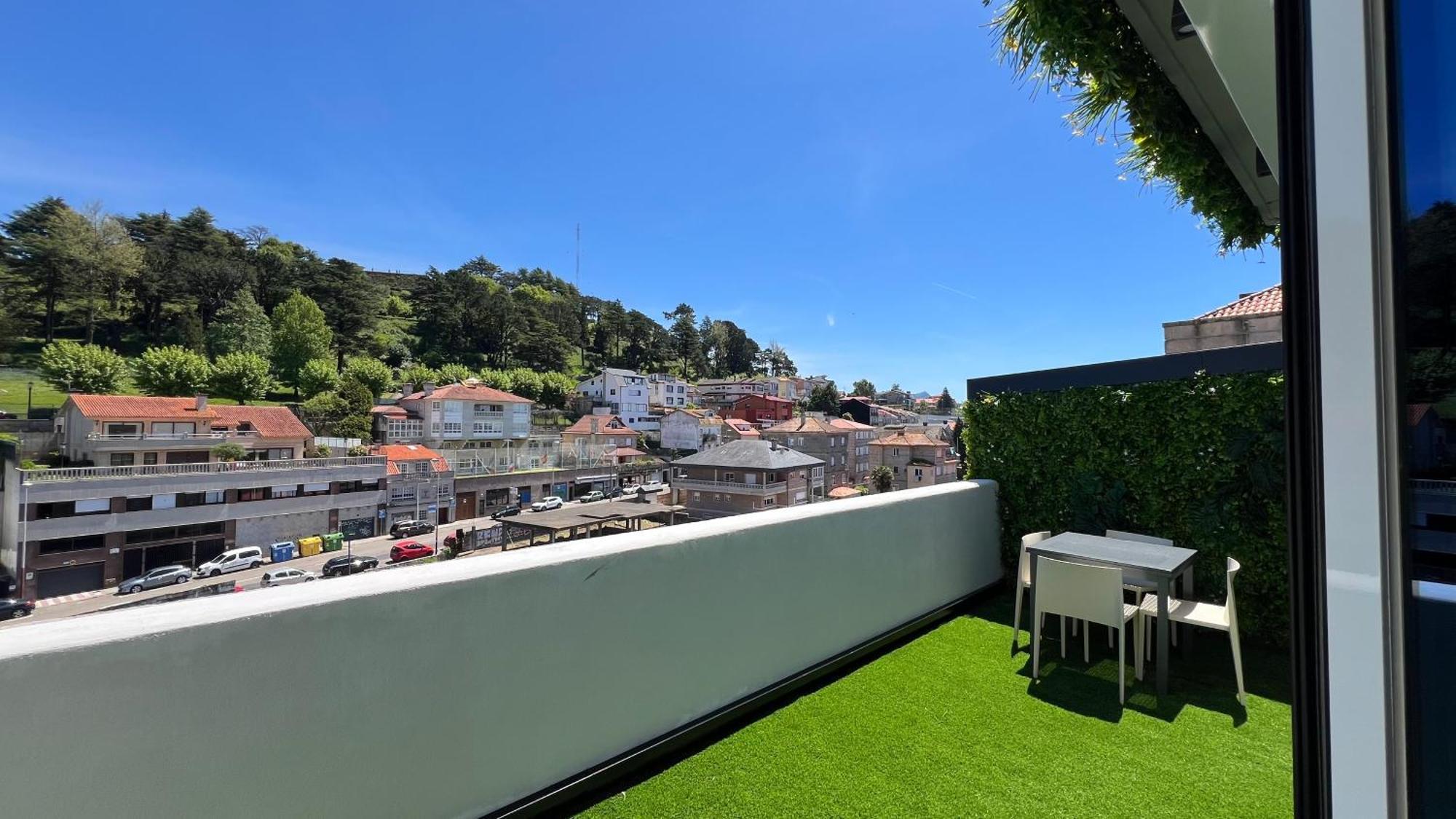 La Terraza Del Atico Con Parking Incluido Apartment Vigo Luaran gambar